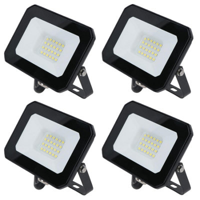 AB Tools 20 Watt Led Mini Floodlight Garden Lighting 1600 Lumens Ip65 + Bracket 4Pc from B&Q