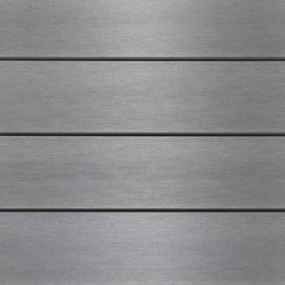 Storm Shiplap Composite Cladding 3.6M GreyPack Of 4 (Approx 2.1 M2) from B&Q