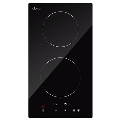 Ciarra 29Cm Built-In Induction Hob With 2 Zones 2900WBlack from B&Q