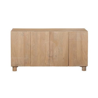 Buttercup Farm Austin Extra Large SideboardSolid WoodenL45 X W150 X H80 CmBrown from B&Q
