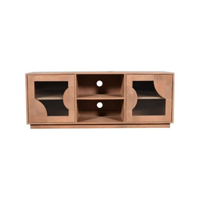 Buttercup Farm Indus Tv CabinetSolid WoodL40 X W145 X H56 CmBrown from B&Q