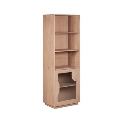Buttercup Farm Indus BookcaseSolid WoodL40 X W60 X H175 CmBrown from B&Q