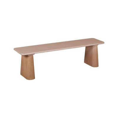 Buttercup Farm Indus Dining BenchSolid WoodL35 X W165 X H45 CmBrown from B&Q