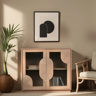 Jodhpur Solid Wooden Small Sideboard from B&Q