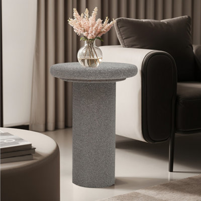 Udaipur Wooden Round End Side Table from B&Q