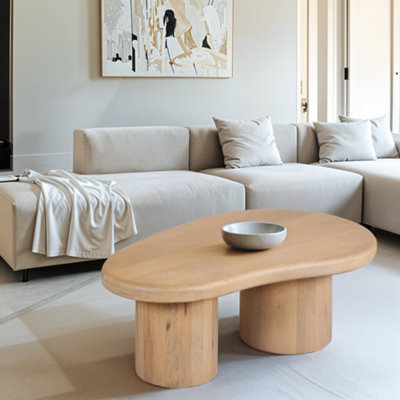 Ajmer Solid Wooden Coffee Table from B&Q