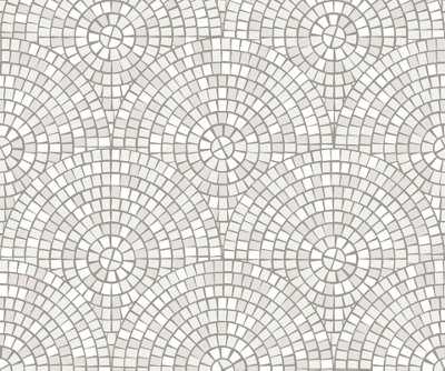 B&Q -  Eco-Friendly Circle Tile Wallpaper