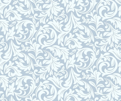 B&Q -  Eco-Friendly Decorative Baroque Leaf Wallpaper
