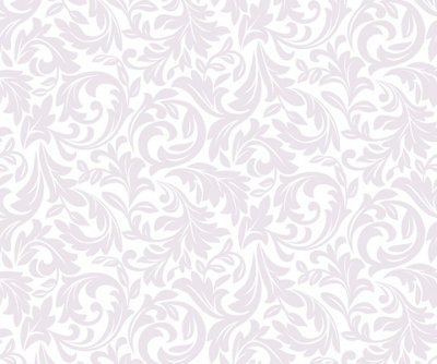 B&Q -  Eco-Friendly Decorative Baroque Leaf Wallpaper