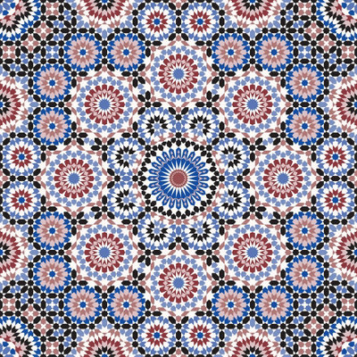 B&Q -  Eco-Friendly Moroccan Tile Wallpaper