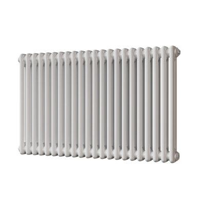 Uk Radiators Alpha - 2 Column White Radiator - White / 600Mm / 988Mm - Image 3