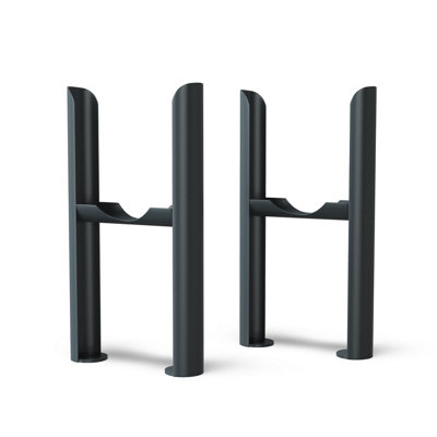 Uk Radiators 3 Column Radiator Feet Anthracite Alpha from B&Q