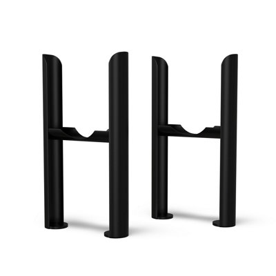 Uk Radiators 3 Column Radiator Feet Black Alpha from B&Q