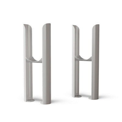 Uk Radiators 2 Column Radiator Feet White Alpha from B&Q