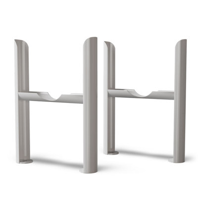 Uk Radiators 4 Column Radiator Feet White Alpha from B&Q