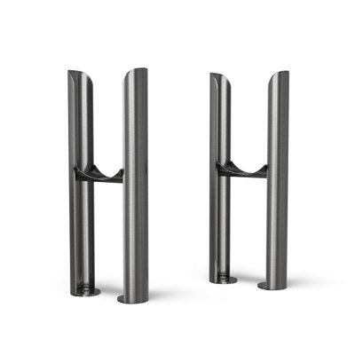 Uk Radiators 2 Column Radiator Feet Raw Metal Alpha from B&Q