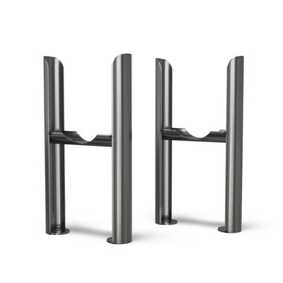 Uk Radiators 3 Column Radiator Feet Raw Metal Alpha from B&Q