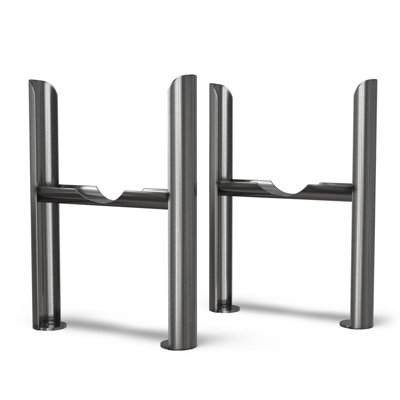 Uk Radiators 4 Column Radiator Feet Raw Metal Alpha from B&Q