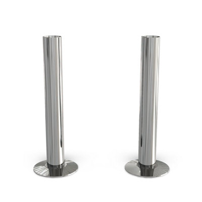 Uk Radiators Polished & Lacquered Radiator Pipe Covers 130mm Chrome Talus from B&Q