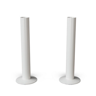 Uk Radiators Gloss Radiator Pipe Covers 130mm White Talus from B&Q