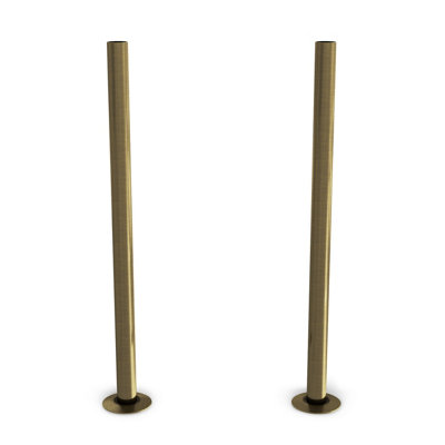 Uk Radiators Brushed & Lacquered Radiator Pipe Covers 300mm Antique Brass Talus from B&Q