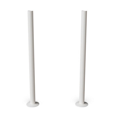 Uk Radiators Gloss Radiator Pipe Covers 300mm White Talus from B&Q