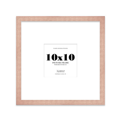 10X10" Bronze Picture Frame10X10" Square Frame With 7X7" Mount For 10X10"/7X7" Pictures Art Deco Style Room Decor1 Pack from B&Q