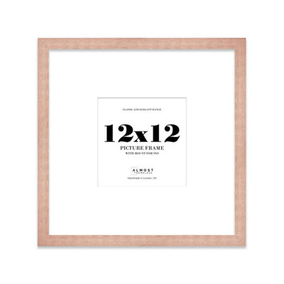 12X12" Bronze Picture Frame12X12" Square Frame With 9X9" Mount For 12X12"/9X9" Pictures Art Deco Style Room Decor1 Pack from B&Q