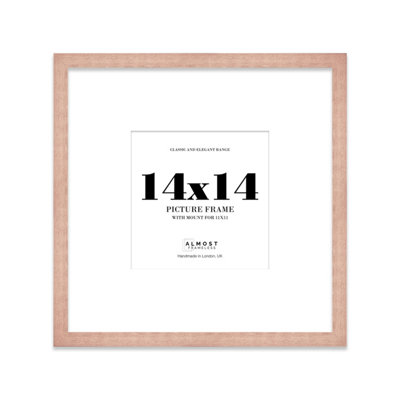 14X14" Bronze Picture Frame14X14" Square Frame With 11X11" Mount For 14X14"/11X11" Pictures Art Deco Style Room Decor1 Pack from B&Q