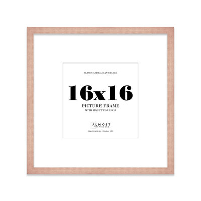 16X16" Bronze Picture Frame16X16" Square Frame With 13X13" Mount For 16X16"/13X13" Pictures Art Deco Style Room Decor1 Pack from B&Q