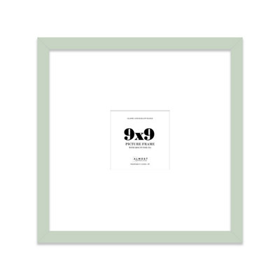 9X9" Mint Green Picture Frame9X9" Square Frame With 5X5" Mount For 9X9"/5X5" Pictures Vintage Style Gallery Wall1 Pack from B&Q