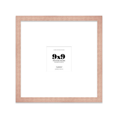9X9" Bronze Picture Frame9X9" Square Frame With 5X5" Mount For 9X9"/5X5" Pictures Art Deco Style Room Decor1 Pack from B&Q