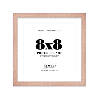 8X8" Bronze Picture Frame8X8" Square Frame With 7X7" Mount For 8X8"/7X7" Pictures Art Deco Style Room Decor1 Pack from B&Q