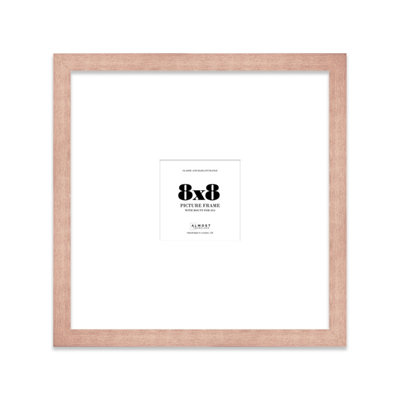 8X8" Bronze Picture Frame8X8" Square Frame With 4X4" Mount For 8X8"/4X4" Pictures Art Deco Style Room Decor1 Pack from B&Q