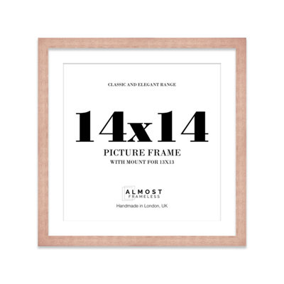 14X14" Bronze Picture Frame14X14" Square Frame With 13X13" Mount For 14X14"/13X13" Pictures Art Deco Style Room Decor1 Pack from B&Q