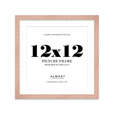 12X12" Bronze Picture Frame12X12" Square Frame With 11X11" Mount For 12X12"/11X11" Pictures Art Deco Style Room Decor1 Pack from B&Q