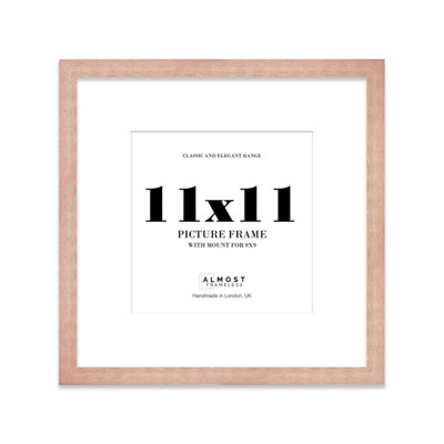 11X11" Bronze Picture Frame11X11" Square Frame With 9X9" Mount For 11X11"/9X9" Pictures Art Deco Style Room Decor1 Pack from B&Q