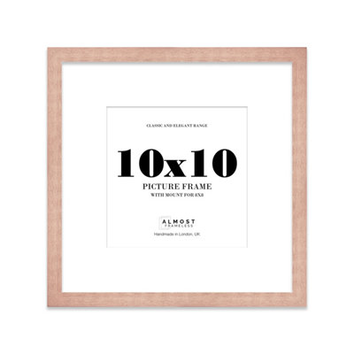 10X10" Bronze Picture Frame10X10" Square Frame With 8X8" Mount For 10X10"/8X8" Pictures Art Deco Style Room Decor1 Pack from B&Q