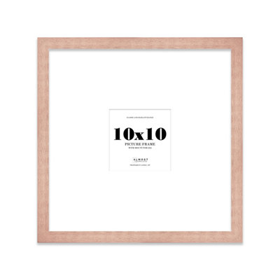 10X10" Bronze Picture Frame10X10" Square Frame With 6X6" Mount For 10X10"/6X6" Pictures Art Deco Style Room Decor1 Pack from B&Q