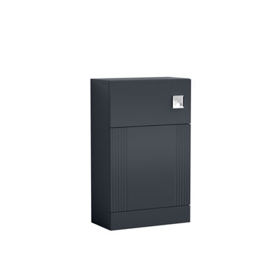Balterley Modern Bathroom Belvide Retro Floor Standing Wc Back To Wall Toilet Unit500mmSatin Dark Grey from B&Q