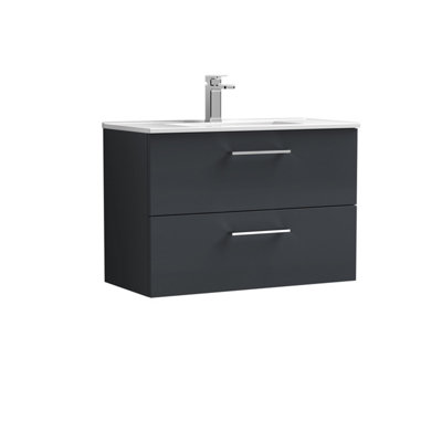 Nuie 800 Wh 2-Drawer Vanity & Basin 2 from B&Q