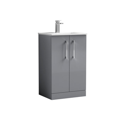 Nuie 500 Fs 2-Door Vanity & Basin 2 from B&Q