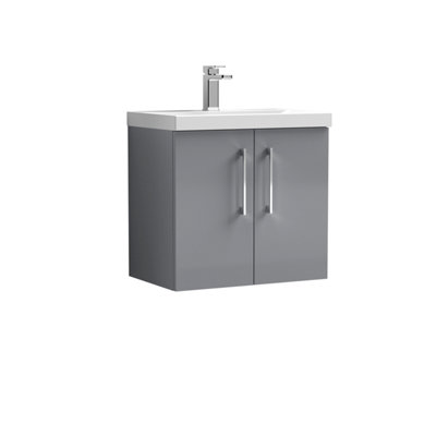 Nuie 600 Wh 2-Door Vanity & Basin 1 from B&Q