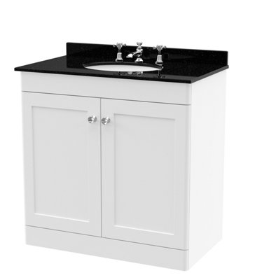 B&Q -  800 F/s 2-Door Unit & Marble Top