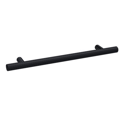 Balterley Furniture Handle Textured Knurled Bar Handle220mm (160mm Centres)Matt Black from B&Q