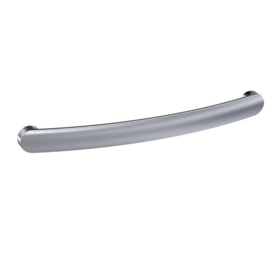Balterley Furniture Handle Round D Shape Handle210mm (192mm Centres)Satin Nickel from B&Q