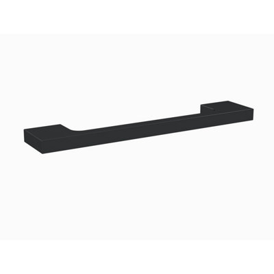 Balterley Furniture Handle Slimline Square D Shape Handle152mm (128mm Centres)Matt Black from B&Q