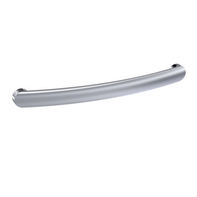 Balterley Furniture Handle Round D Shape Handle210mm (192mm Centres)Chrome from B&Q