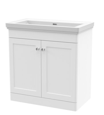 B&Q -  800 F/s 2-Door Unit & Basin