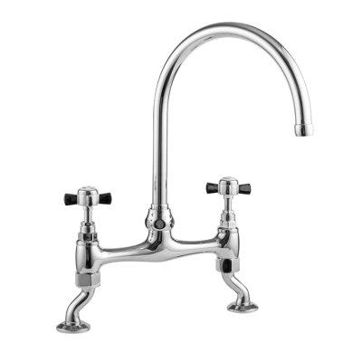 Nuie Bridge Sink Mixer,basin Mixer Taps from B&Q